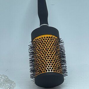 Large Styling Thermal Ionic Ceramic Round Hair Brush-2 3/4" Barrel-Orange &Black